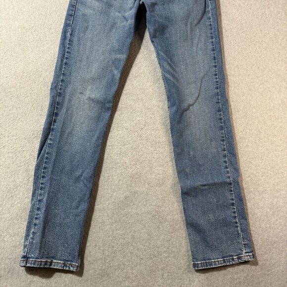 Levis Jeans Mens 511 29x 32 Blue Denim American Solid Straight Workwear Mid Rise - Picture 3 of 12